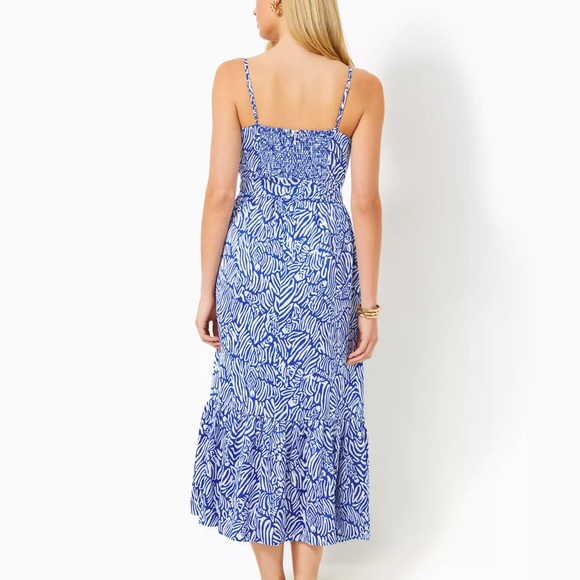 Lilly Pulitzer zebra midi dress 00 - Picture 2 of 3